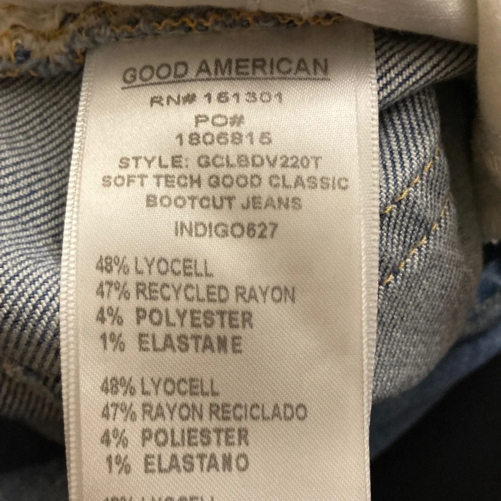 Good American Classic‎ Women's Blue Denim Jeans 16